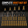 🔧 🔩2026 Hot sell Complete Drill-Powered Rivet Nut Kit – M3–M8 Threaded Insert Tool Set