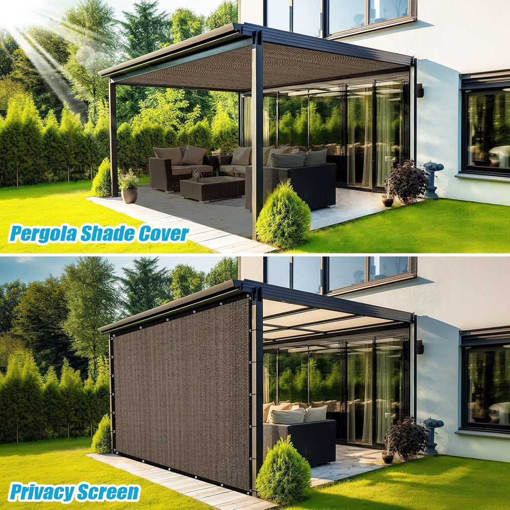 Outdoor courtyard shade net