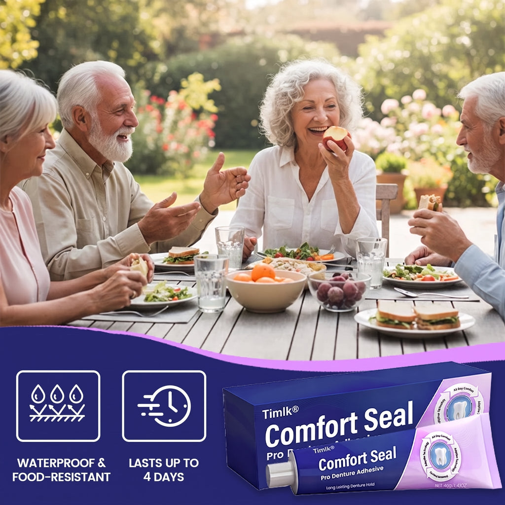 Timlk® Comfort Seal Pro Denture Adhesive