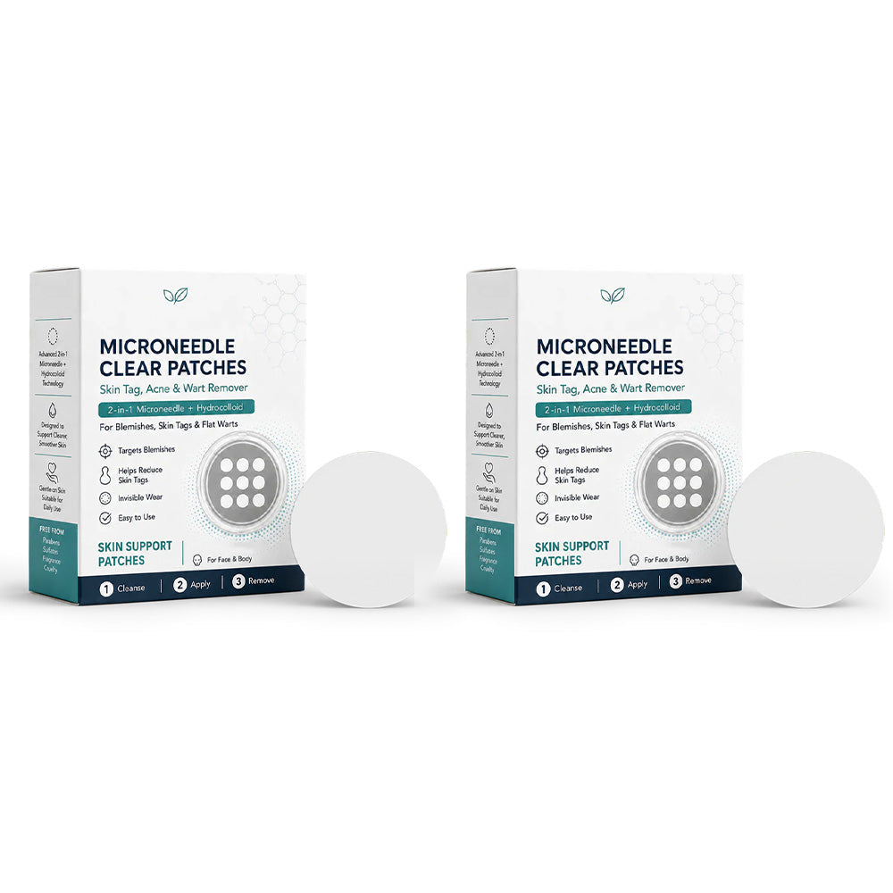 Effective MicroNeedle BotanicSkinTag Removal Patch