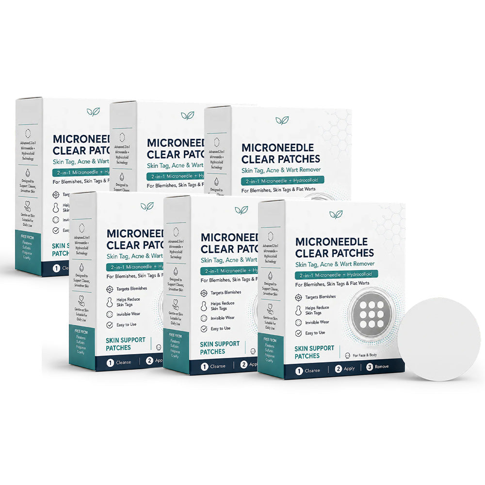 Effective MicroNeedle BotanicSkinTag Removal Patch