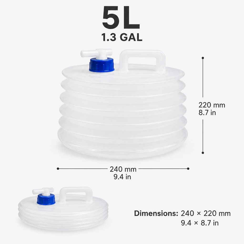 ☀️ Summer Limited-Time 50% OFF💧 – Collapsible Water Container with Spigot