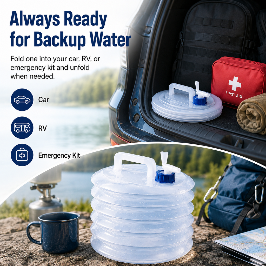 ☀️ Summer Limited-Time 50% OFF💧 – Collapsible Water Container with Spigot