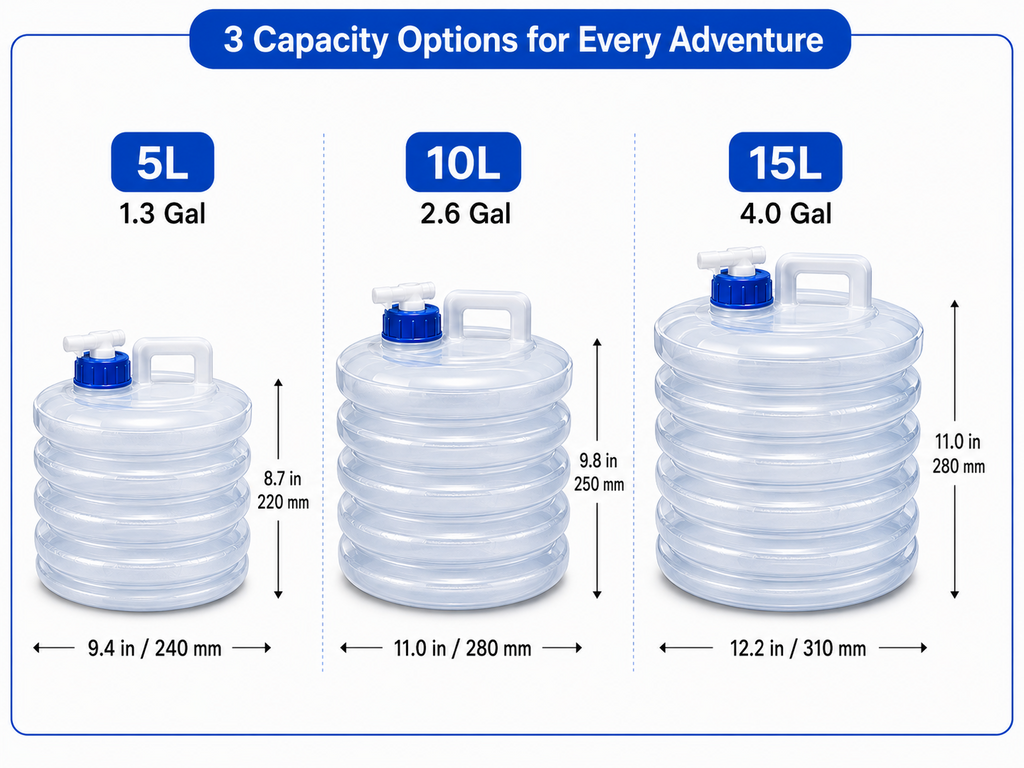 ☀️ Summer Limited-Time 50% OFF💧 – Collapsible Water Container with Spigot
