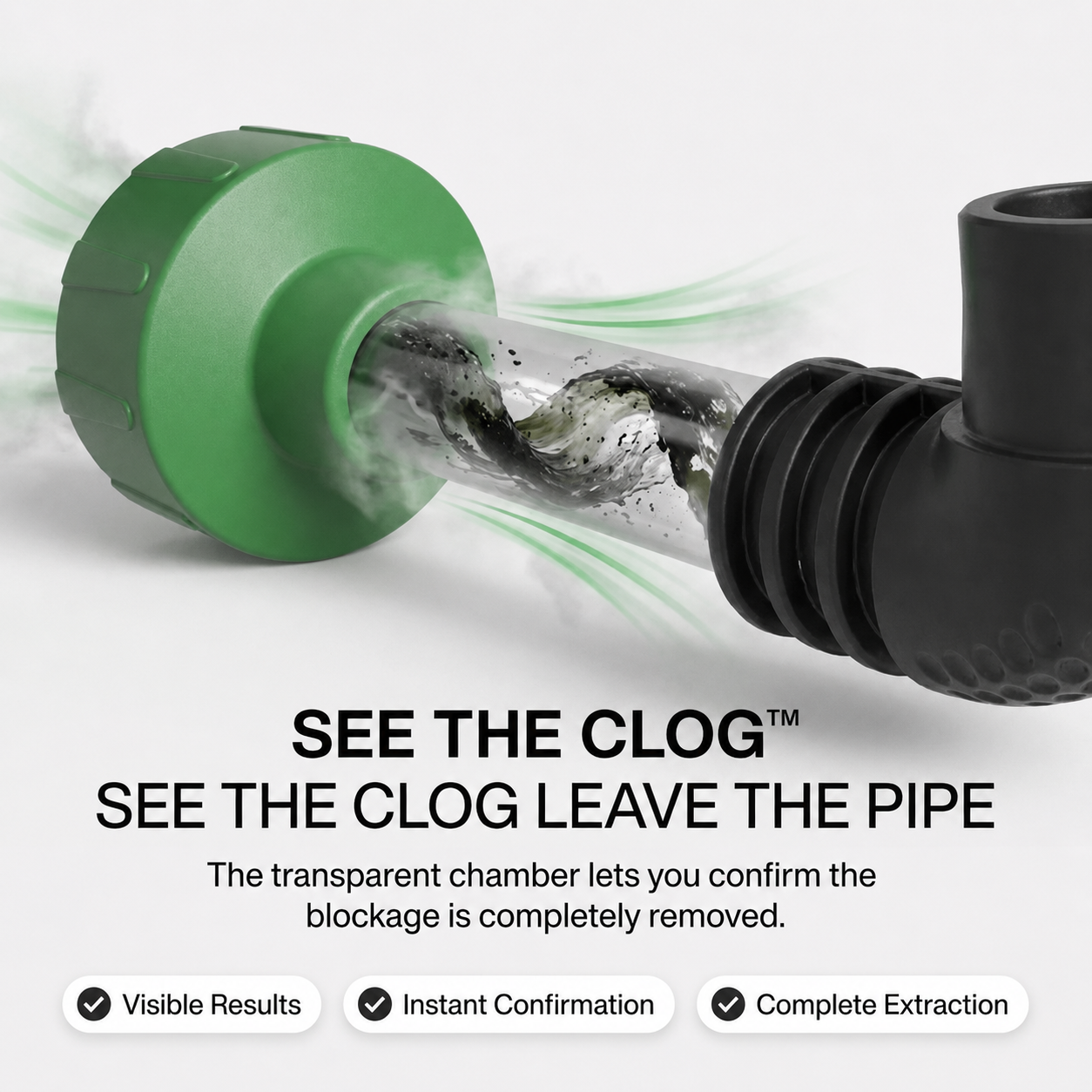 ✨AC Drain Line Cleaner Tool -⚡Clears stubborn AC drain clogs in minutes(🔥Fit for most residential HVAC drain lines)