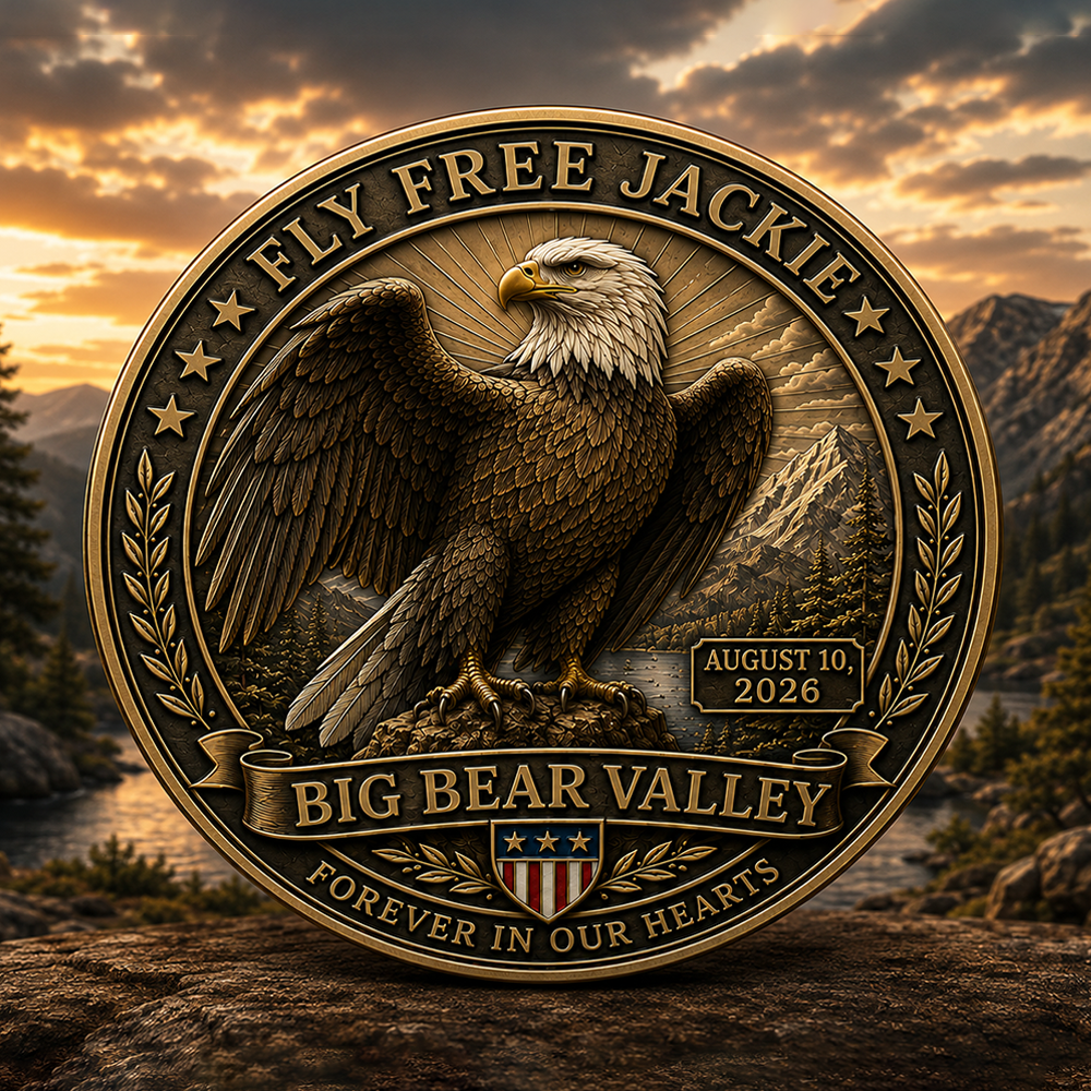 🦅Fly-Free-Jackie Memorial Challenge Coin