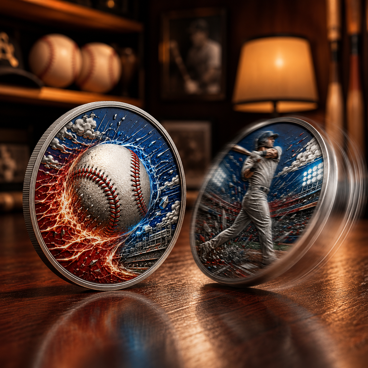 🔥 Limited Edition Baseball Collector Coin – Celebrate Every Swing, Hit & Home Run⚾