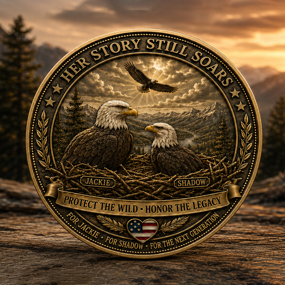 🦅Fly-Free-Jackie Memorial Challenge Coin