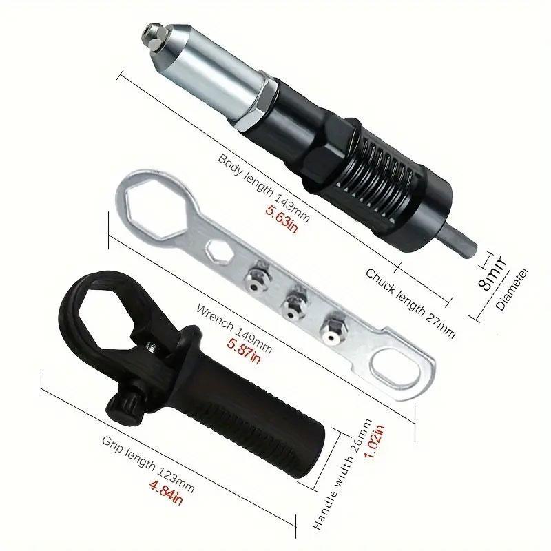 Electric Rivet Nut Gun Drill Adapter