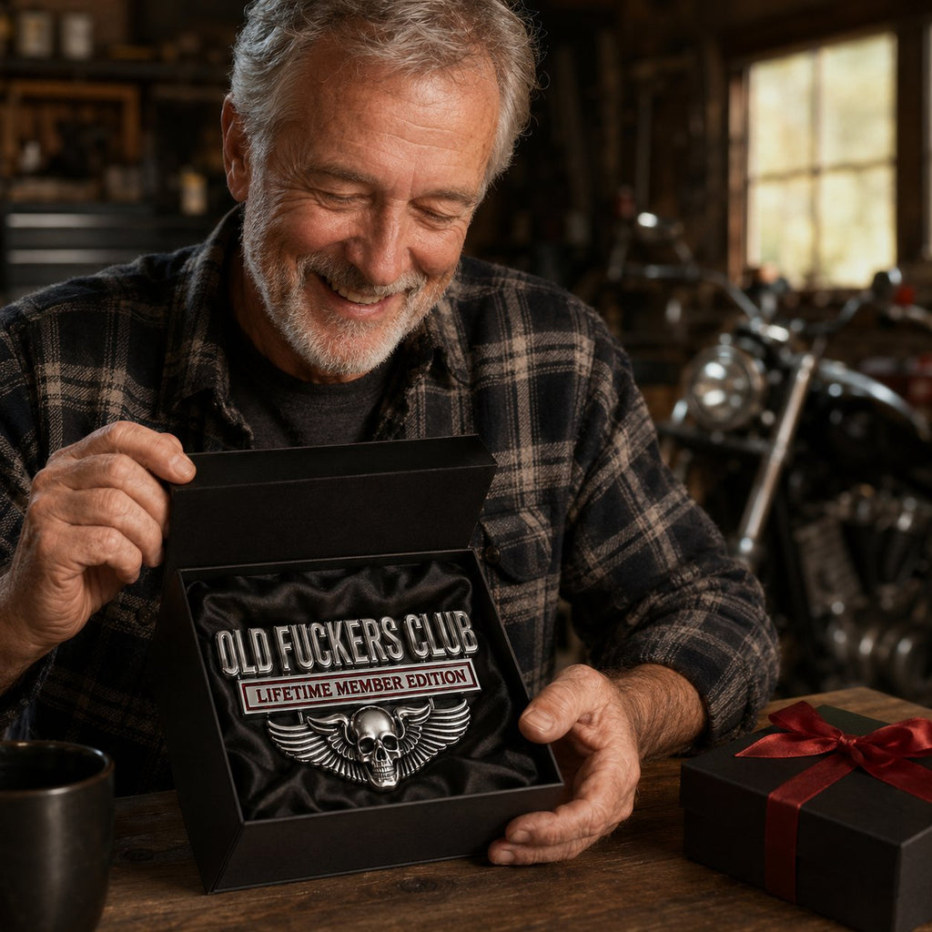 🔥LAST DAY 49% OFF- 💀OLD F*CKERS CLUB Metal Car Emblem