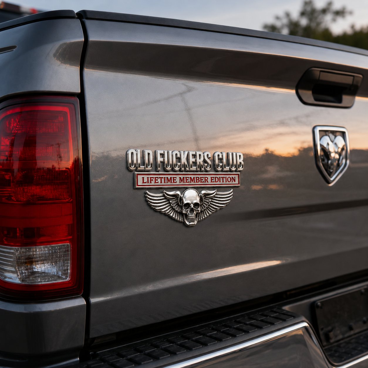 🔥LAST DAY 49% OFF- 💀OLD F*CKERS CLUB Metal Car Emblem