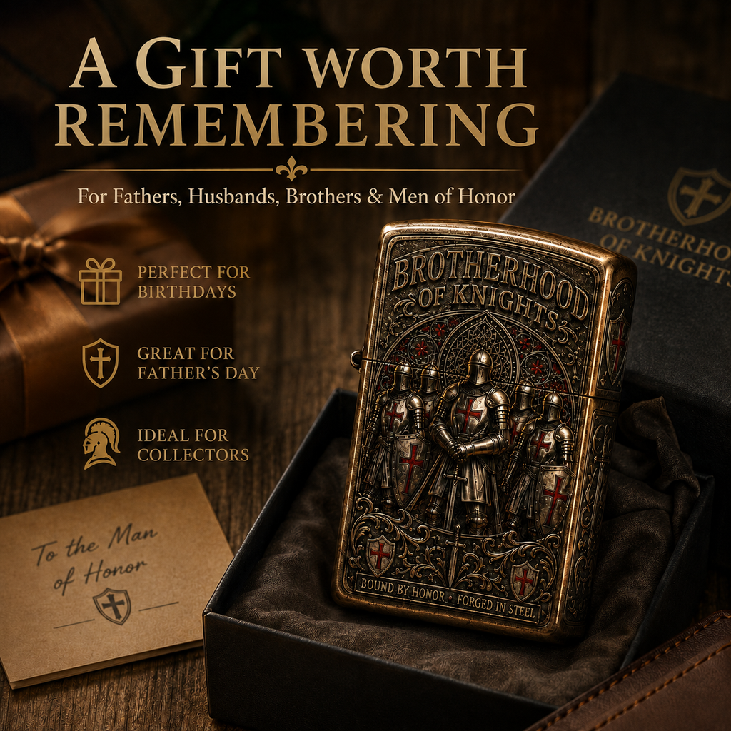 ⚔️ Brotherhood Of Knights Vintage Lighter | 2026 Limited Edition