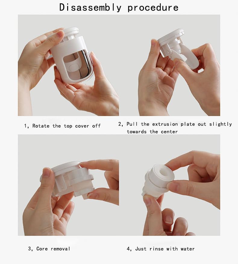 𝟐𝟎𝟐𝟔 𝐔𝐩𝐠𝐫𝐚𝐝𝐞𝐝 Toothpaste Dispenser Wall Mounted Bathroom Automatic Toothpaste Squeezer,Visualization of Toothpaste Flow Rate(White&Transparent)