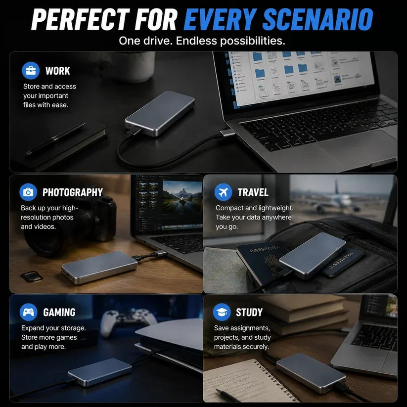 🔥 LAST DAY 50% OFF-Portable External SSD – Protect Your Photos, Videos & Important Files
