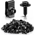 50PCS 1/4 Body Bolts & U-Nut Clips Kit