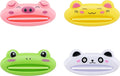 Cartoon Animal Plastic Frog Cat Panda Pig Shaped Toothpaste Cream Squeezers - Pack of 4 Mix Designs