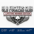 🔥LAST DAY 49% OFF- 💀OLD F*CKERS CLUB Metal Car Emblem