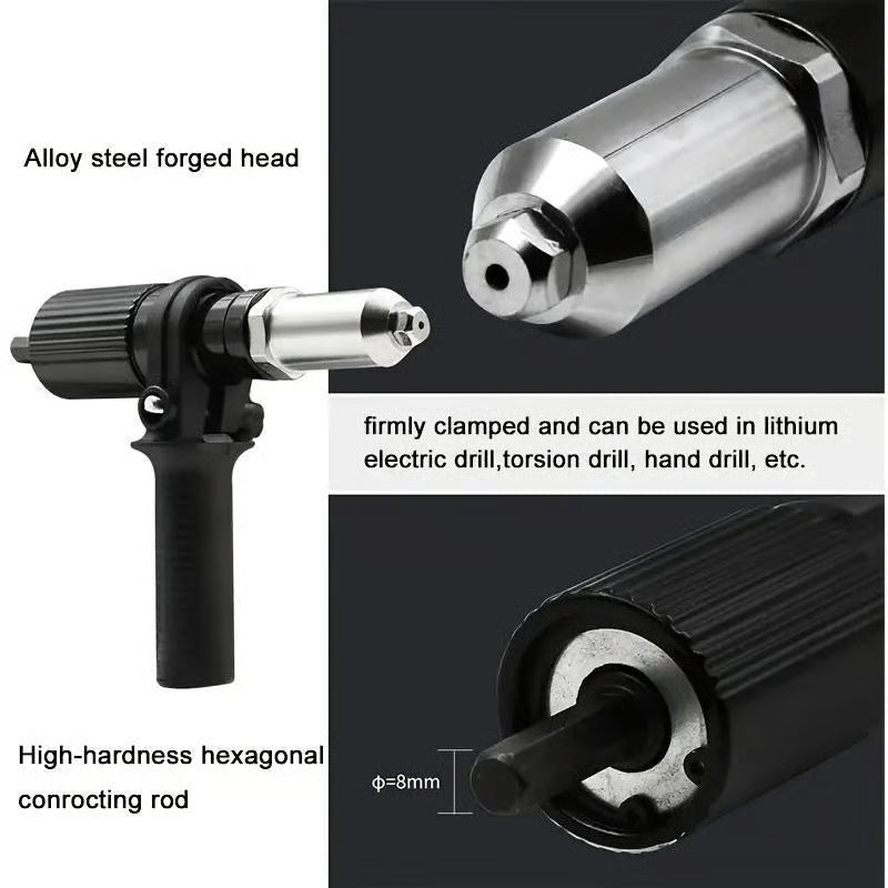 Electric Rivet Nut Gun Drill Adapter
