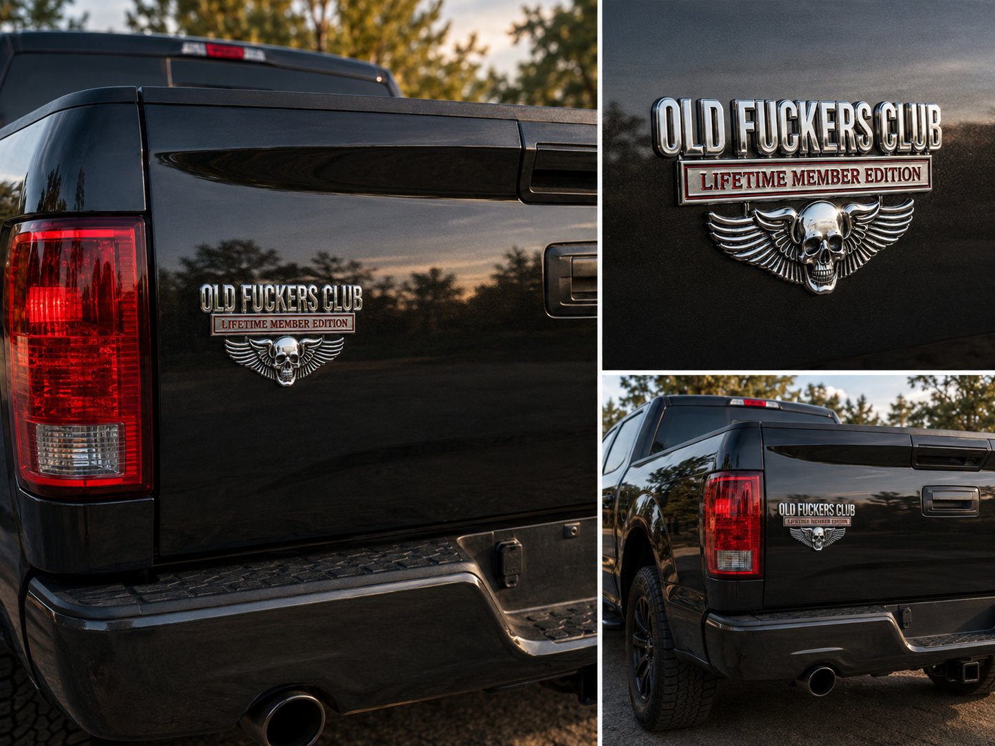 🔥LAST DAY 49% OFF- 💀OLD F*CKERS CLUB Metal Car Emblem