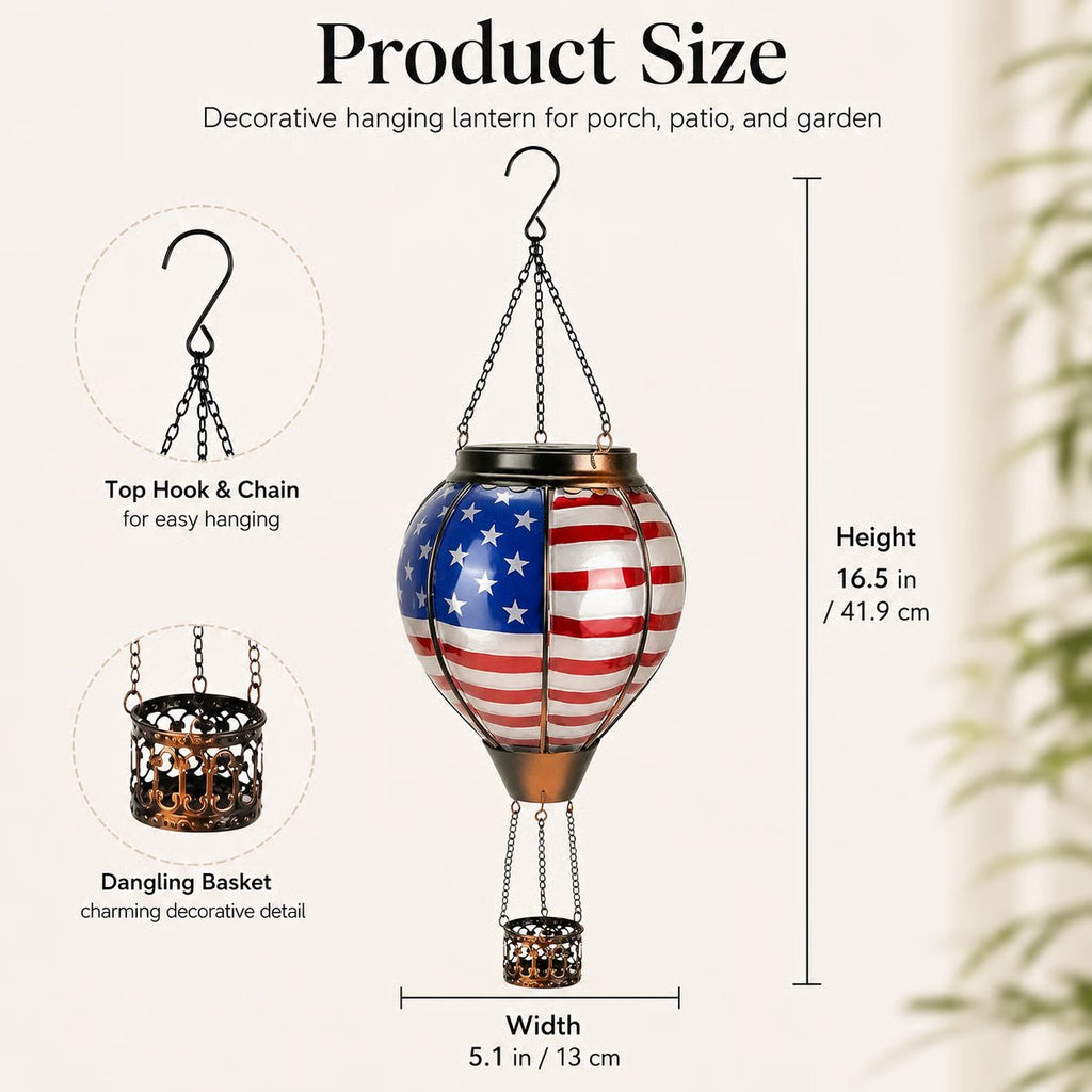 ✨250th Anniversary Solar Hot Air Balloon Lantern🏮