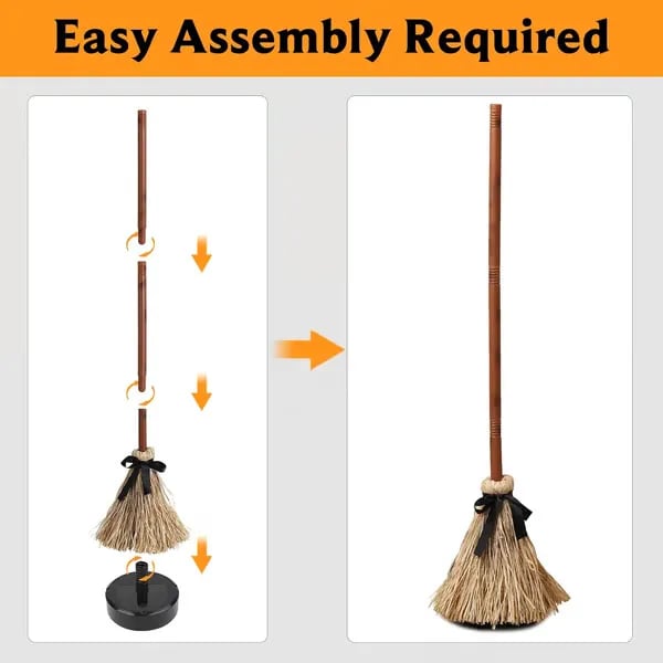 🧙‍♀️49% off🧹Early Halloween Offer👻 Floating Witch's Broom – Eerie Laughs & Hypnotic Dance at Your Command! 🎃