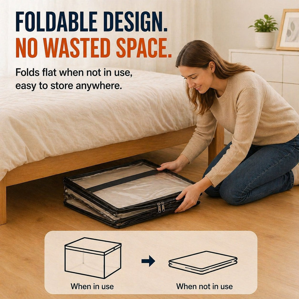 📦Extra-Large Clear Storage BagTM | Waterproof, Heavy-Duty