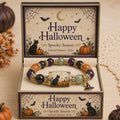 🎃 Limited Edition Halloween Beaded Bracelet Set | Spooky Cute Gift Jewelry