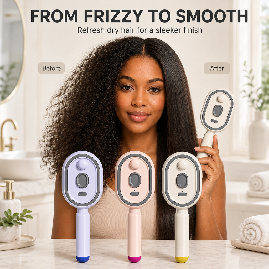 Steam Mist Straightening Comb – Easy Salon-Like Hair