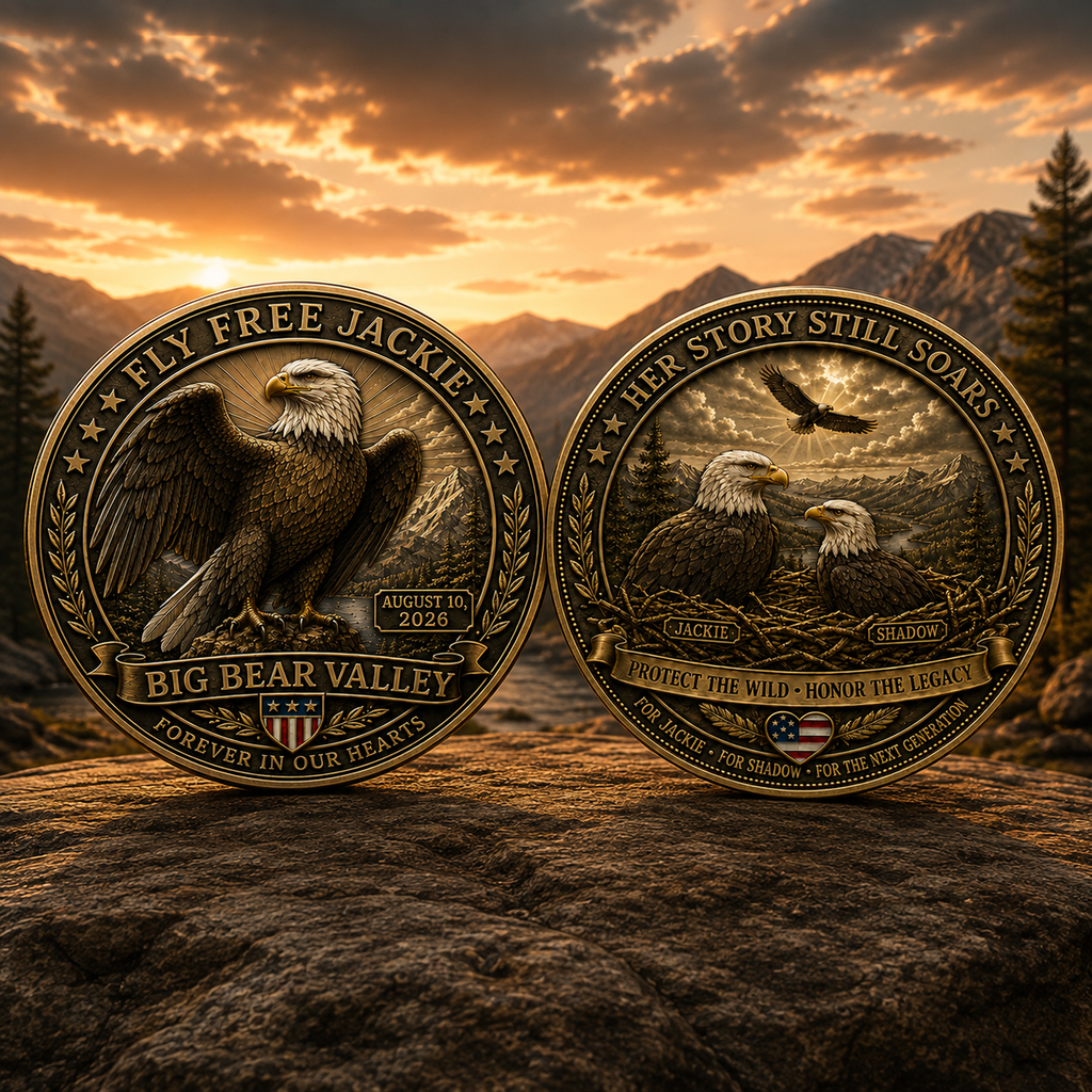 🦅Fly-Free-Jackie Memorial Challenge Coin