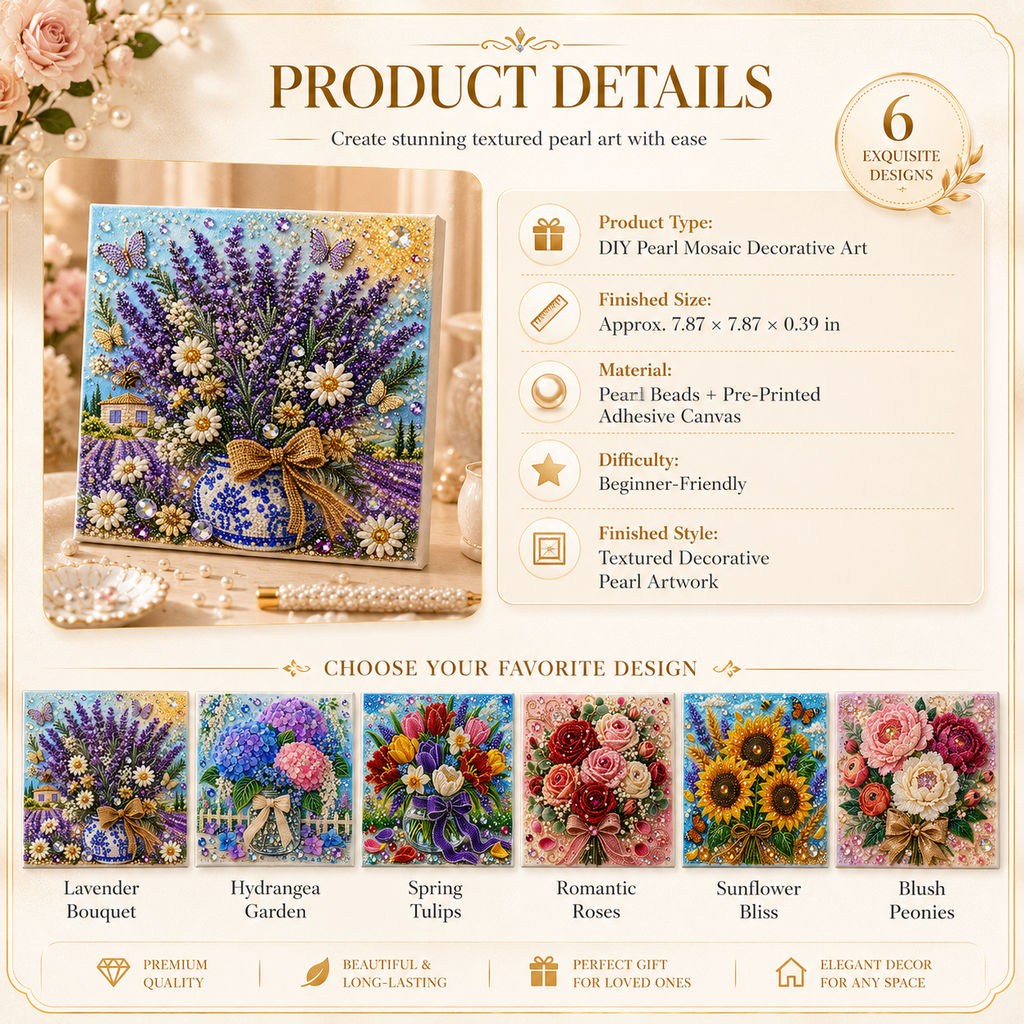 🔥Last Day Promotion 50% OFF丨Flower Pearl DIY