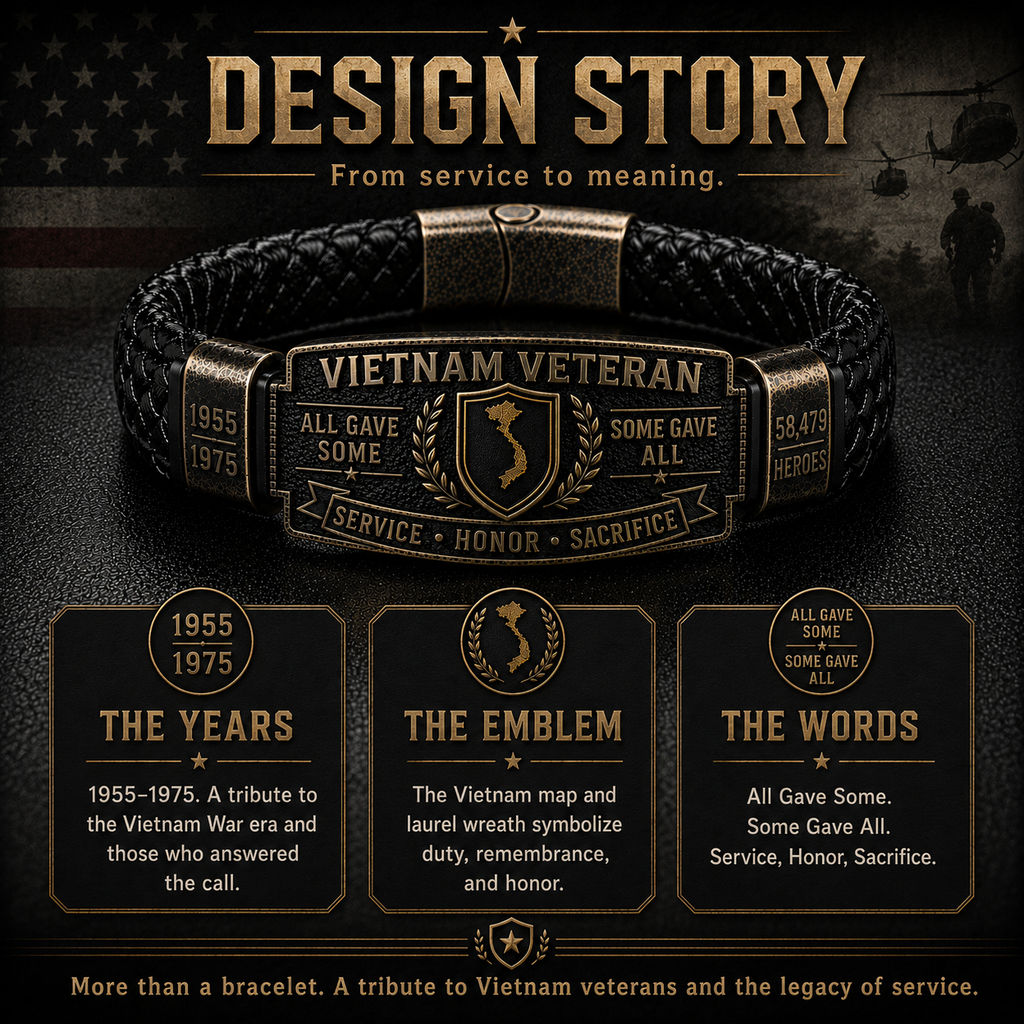 Vietnam Veteran Honor Bracelet