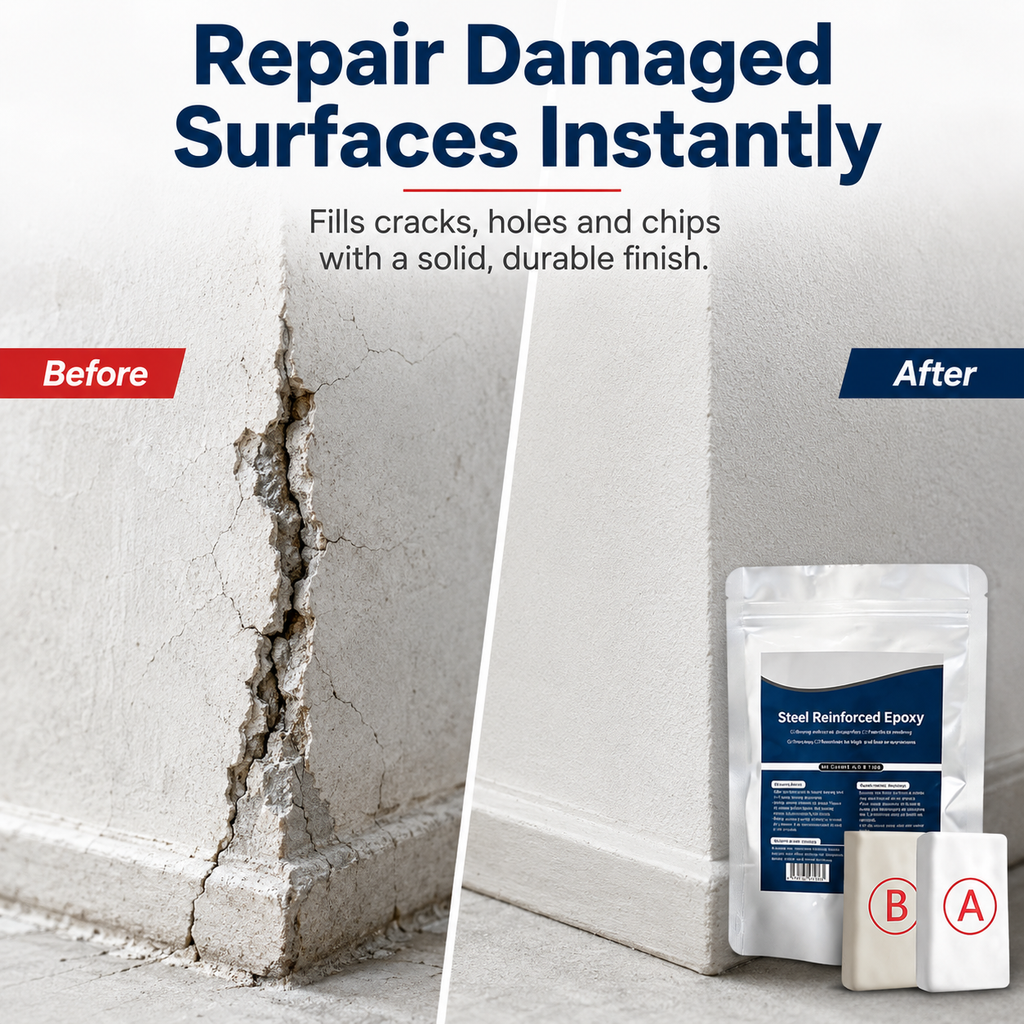 🏠Steel Reinforced Epoxy Repair Putty
