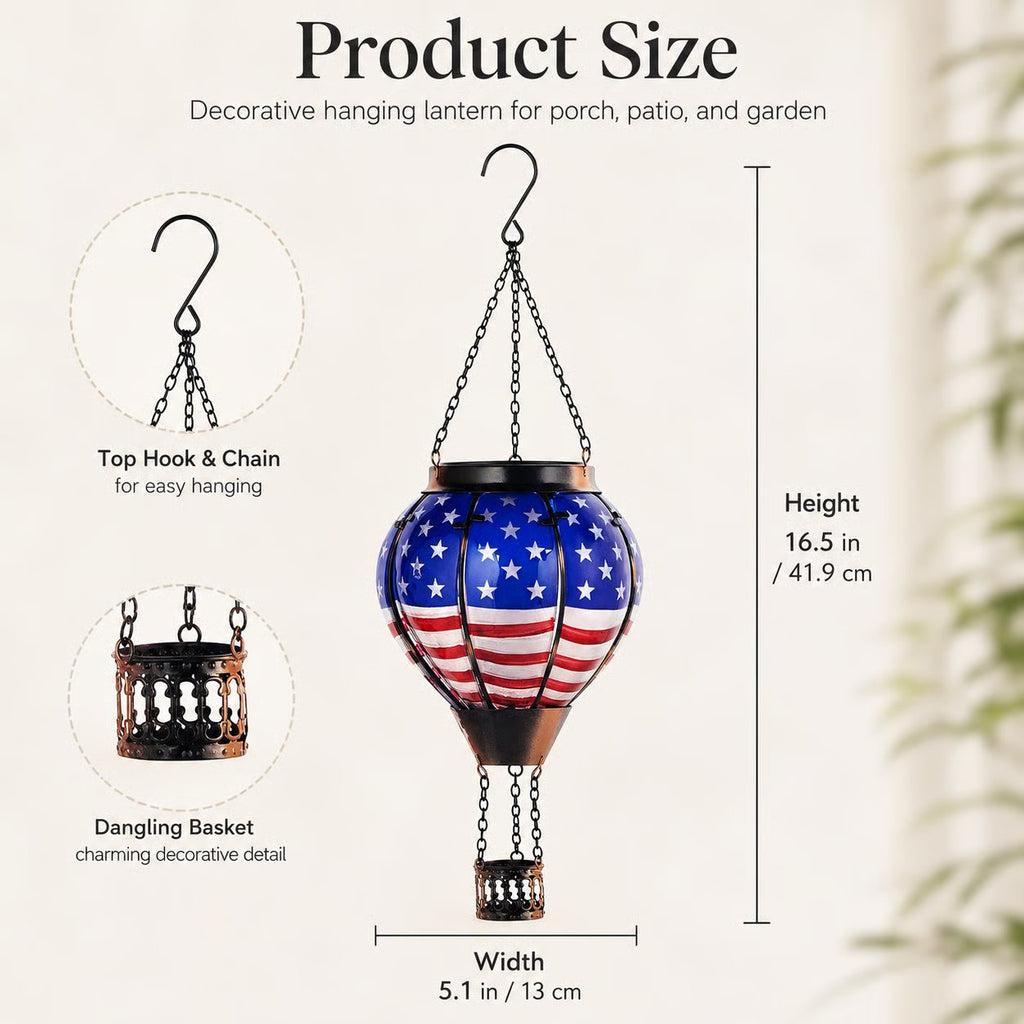 ✨250th Anniversary Solar Hot Air Balloon Lantern🏮