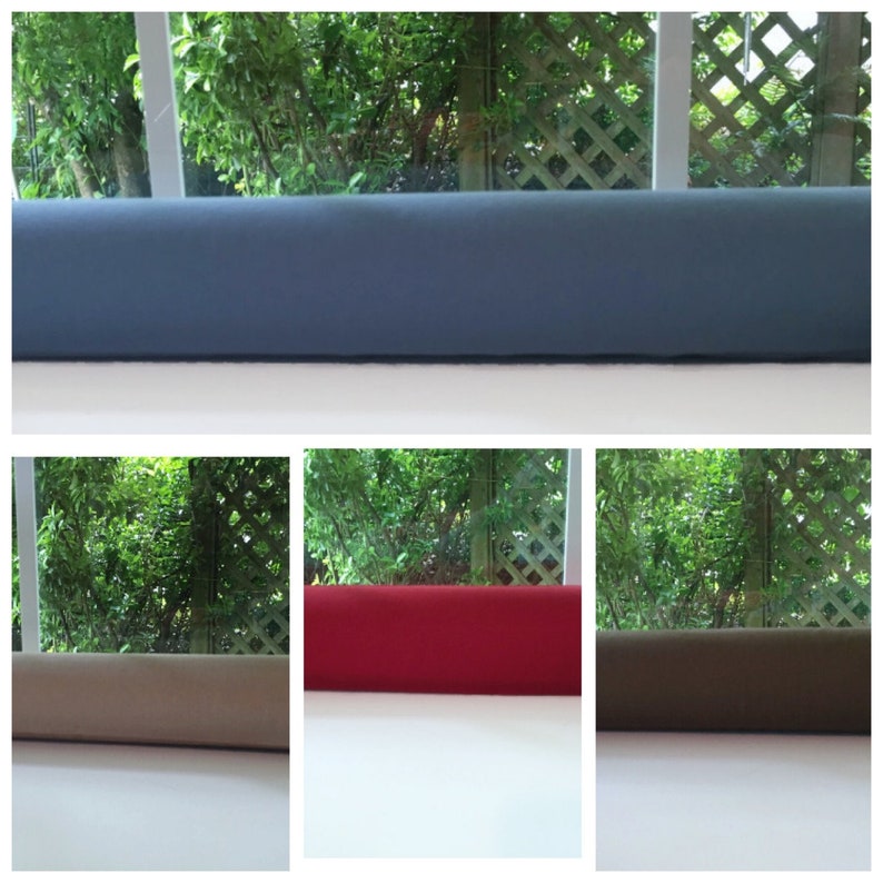 Draft Stopper for Door or Window Cedar Filled Periwinkle Blue