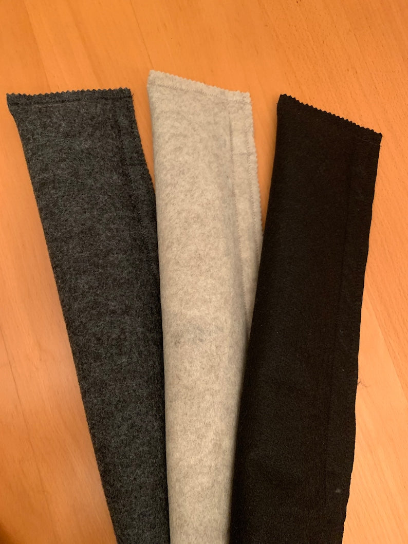Door Draft Stopper made of Felt fabric with 4 magnets or 4 Adhesive strips; Stay put door draft Ready to use; 36" x 4" or custom made