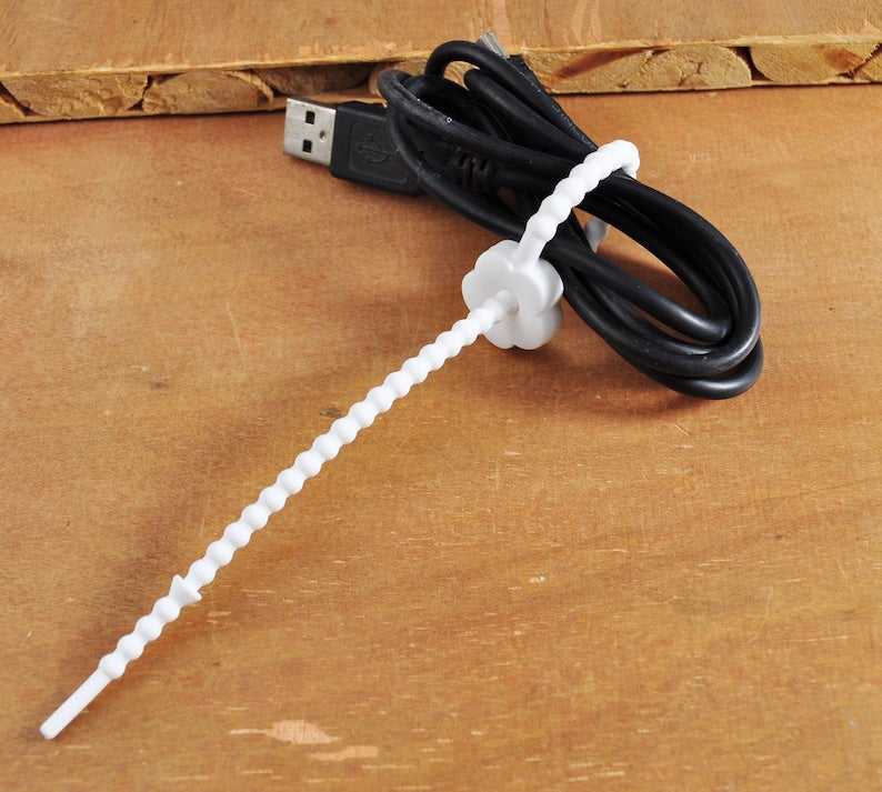 17Colors Flower Silicone Cord,Silicone Ties Bag Clip,Cable Straps,Bread Tie,Silicone Ties,Cable Ties,Bag Sealing Clips,Household Snake Tie