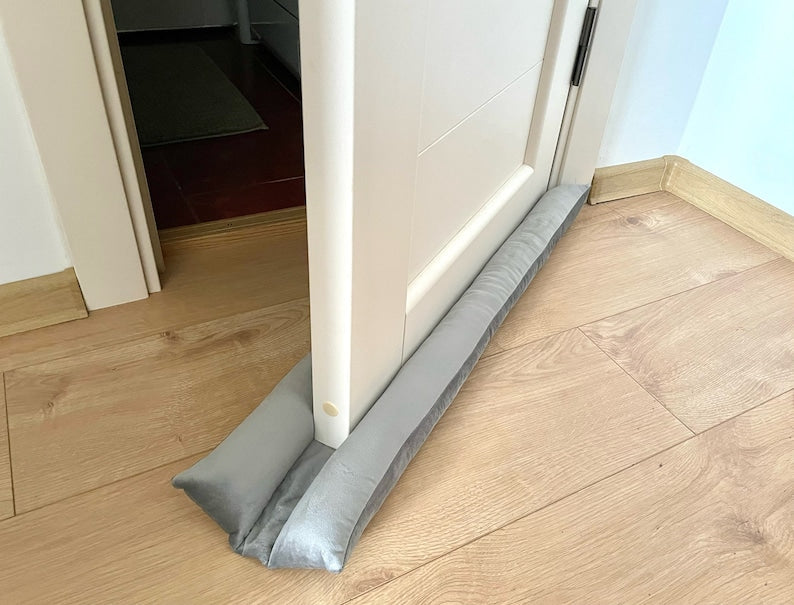 Double Door draft stopper Custom sizes Noise door stopper Velvet door draft stopper Big variety of colors