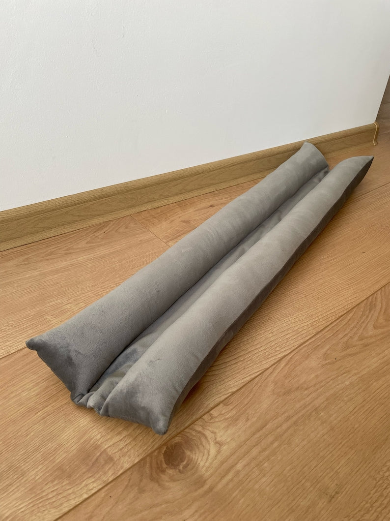 Double Door draft stopper Custom sizes Noise door stopper Velvet door draft stopper Big variety of colors