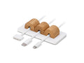 Magnetic Wood Cable Organizer: Desk Cord Management Solution