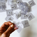 Transparent Self Adhesive Hooks: Waterproof, Heavy Duty (5/10-Pack)