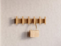 Wooden wall hanger - Wall hanger - Scandinavian entryway hanger - Modern wall hook - Oak coat rack -  Minimalist wall rack