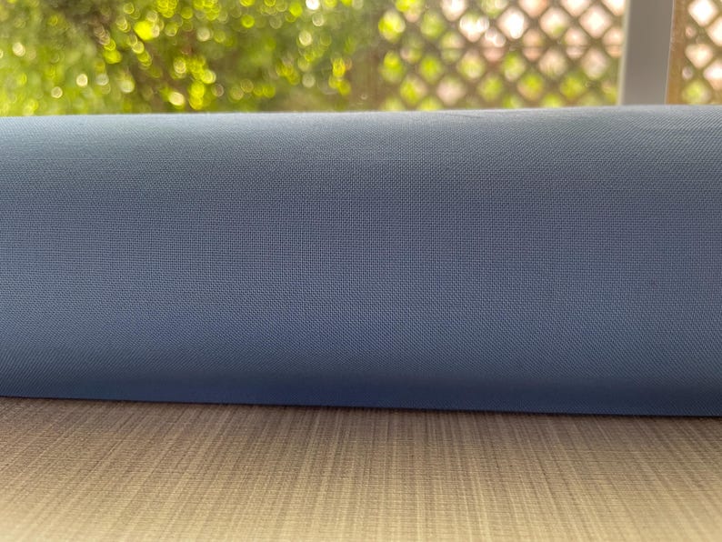 Draft Stopper for Door or Window Cedar Filled Periwinkle Blue