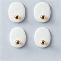 colorful Wall Hooks for DIY Projects - washroom Towel, Coats, Keys - Oval Adhesive Hooks hooks for Handmade Wall Hangers - Kids Room Decor