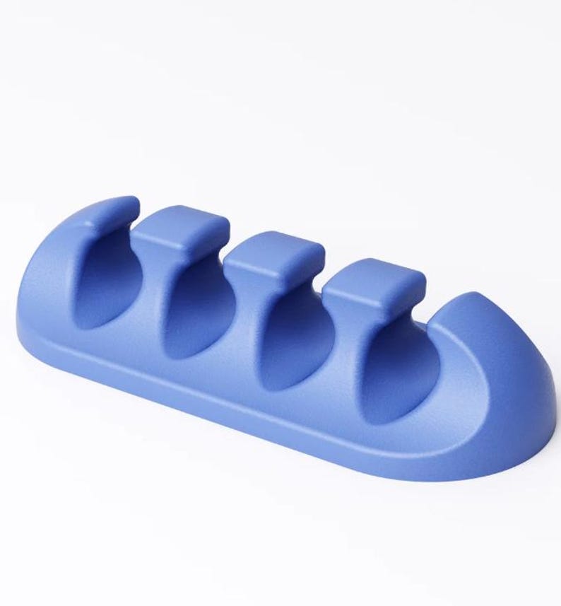 Set of 5 Cable Organizer – Desk Cord Holders, Cable Clips