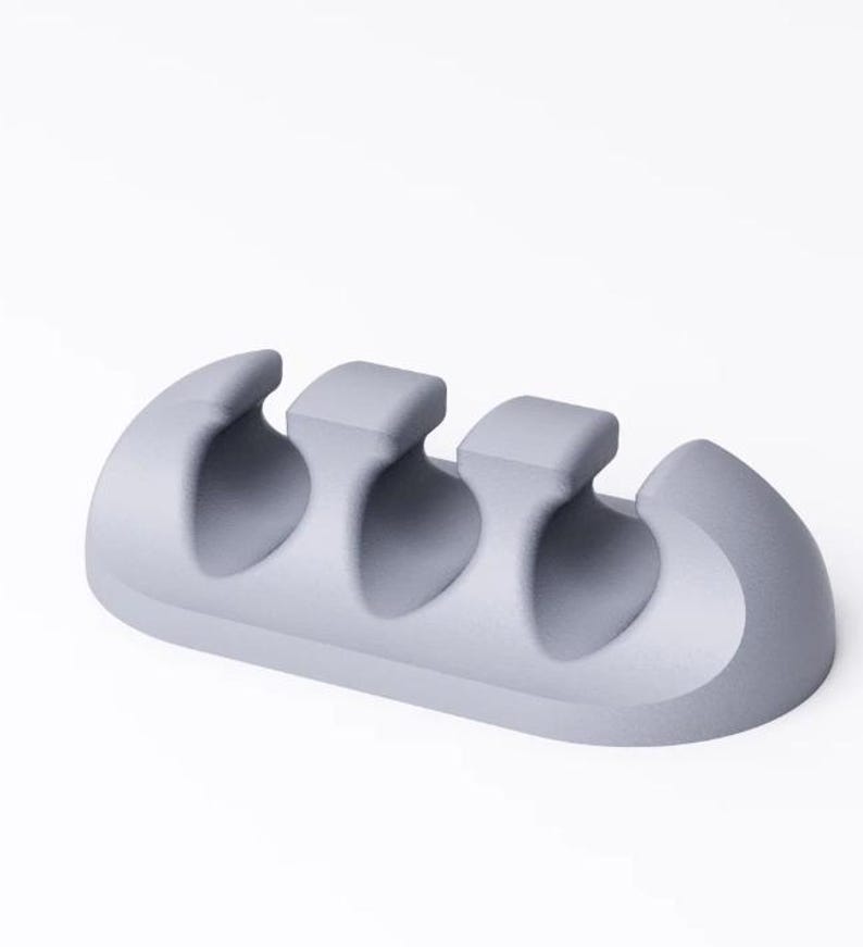 Set of 5 Cable Organizer – Desk Cord Holders, Cable Clips