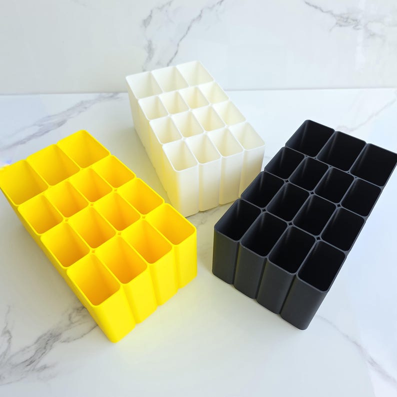 USB Cable Organizer Box | 15-Compartment Desktop Storage for Cables & Chargers