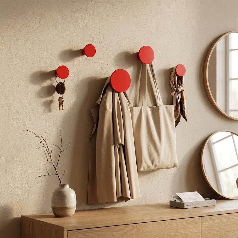 With Your Own set Metal Hooks, Hooks Fixtures Long Dowel Wall Hook Wall, Black hardware, Towel hooks, Wall hanging, Decorative Wall Hooks