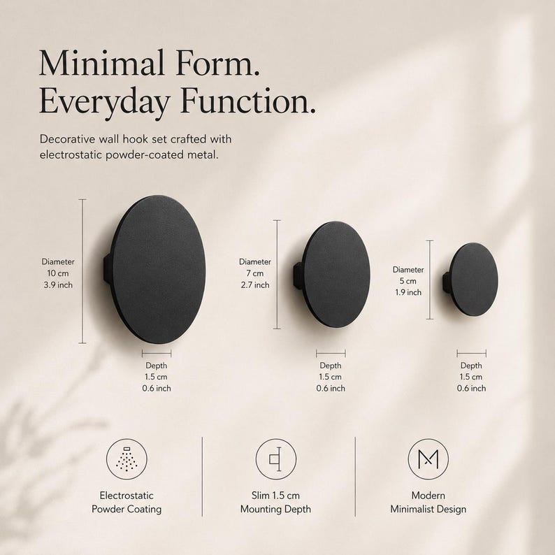 With Your Own set Metal Hooks, Hooks Fixtures Long Dowel Wall Hook Wall, Black hardware, Towel hooks, Wall hanging, Decorative Wall Hooks