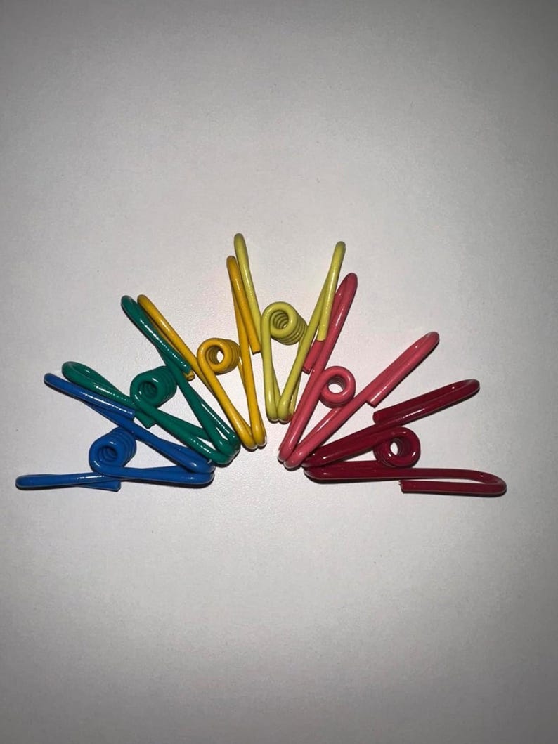 30 Pack Colorful Bag Clips for Food Storage & Laundry | PVC Coated Chip Bag Sealing Clips | Multipurpose Kitchen Bag Closers, Paper Holders