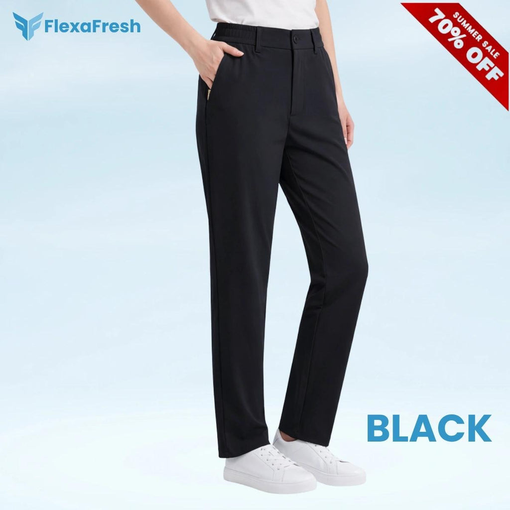 FlexaFresh - Unisex's Ultra Stretch Ice Silk Comfort Casual Pants - FREE SHIPPING